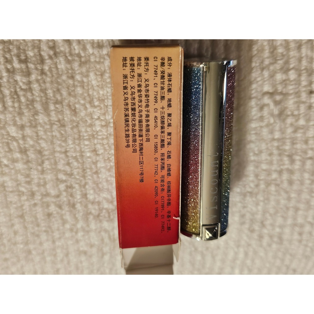 2 Viscount Color Lipstick Shade 03 Set of 2 Red Gradient Box New